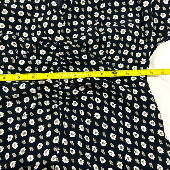 NWOT Madewell black w/white flowers dress, 6, - Picture 16 of 16